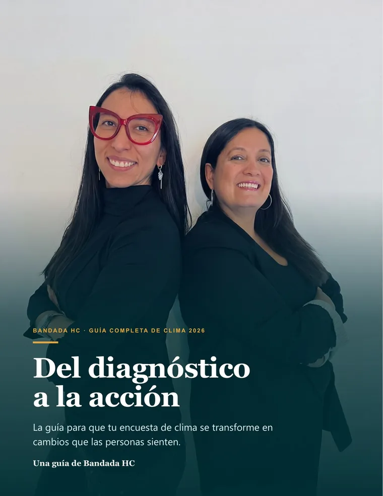 Portada de la guía de clima laboral