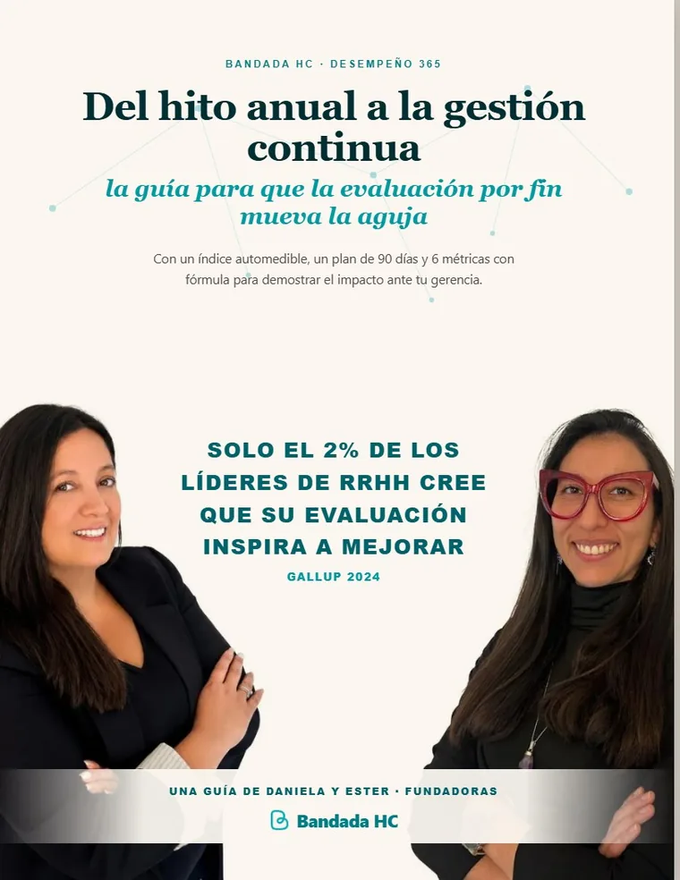 Portada de la guía de evaluación de desempeño